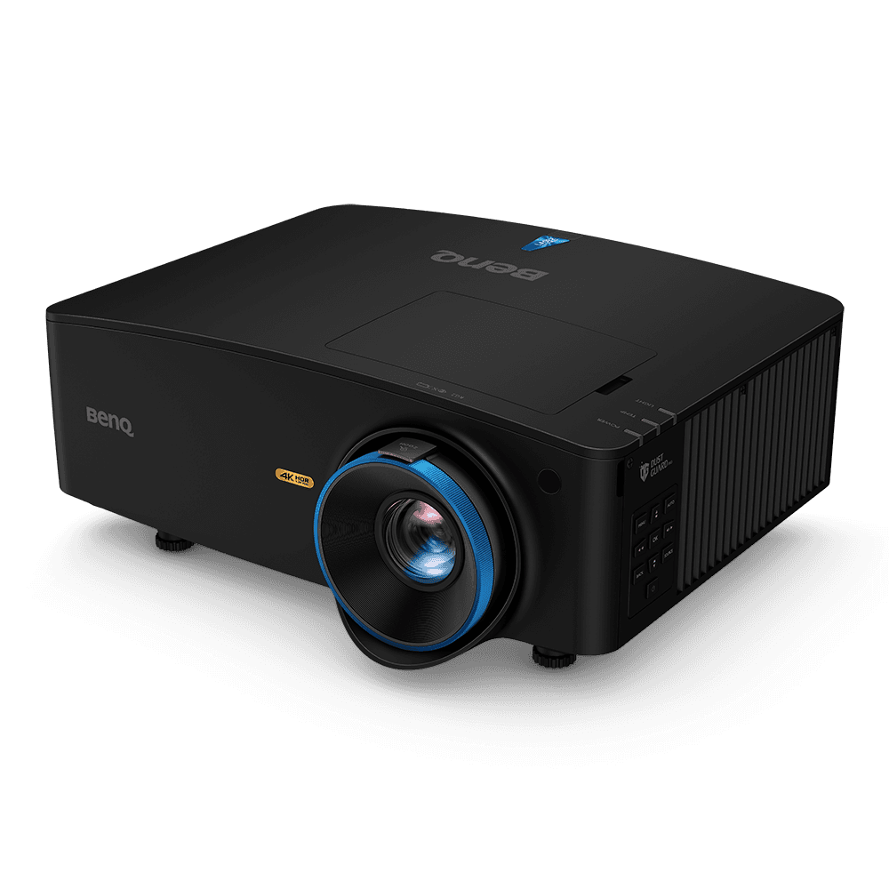 BenQ LK954ST projector, three-quarter left view