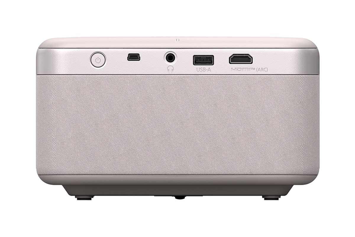 Epson EF-21R projector, rear connections view