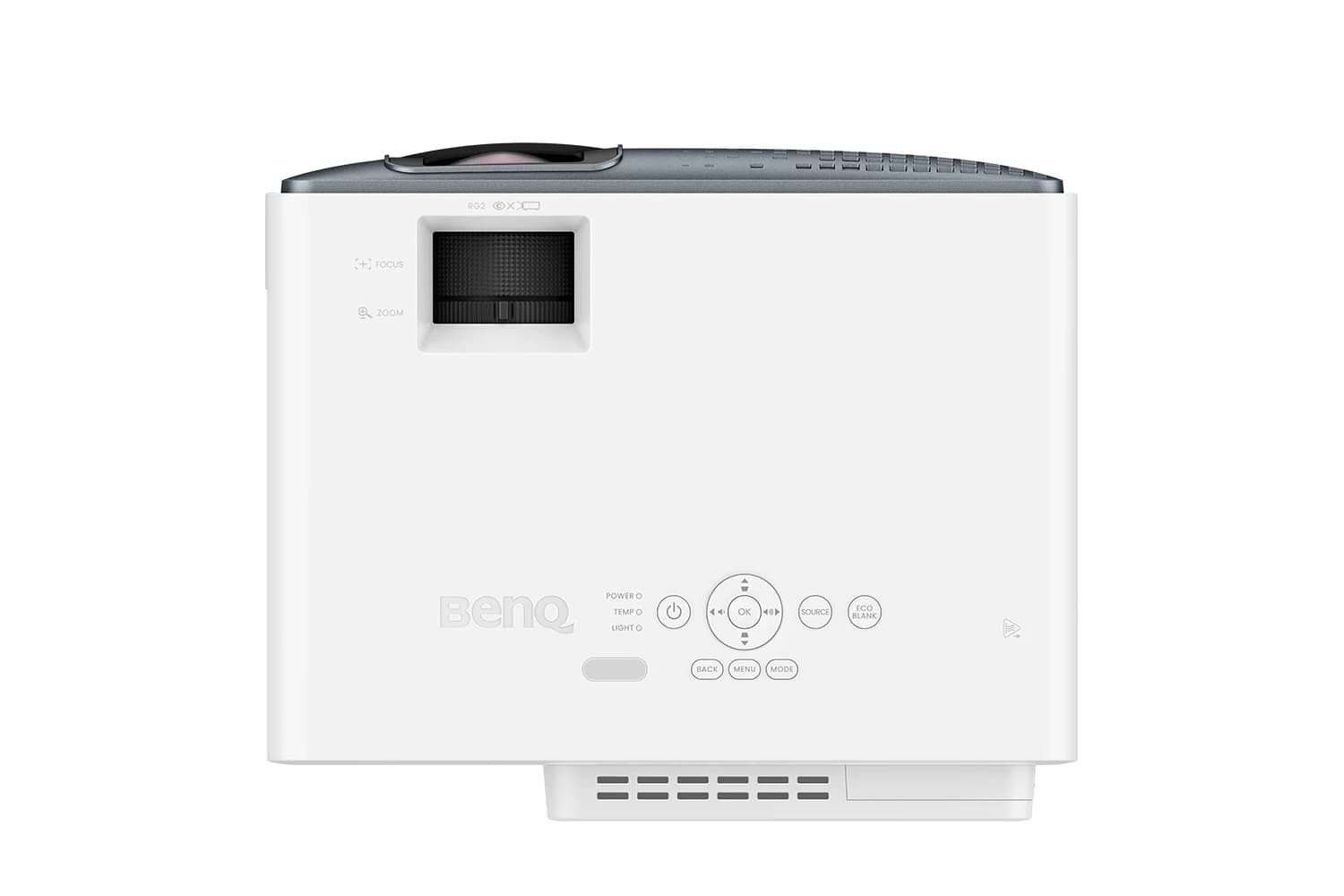 BenQ TK710STi projector, top view with control keys