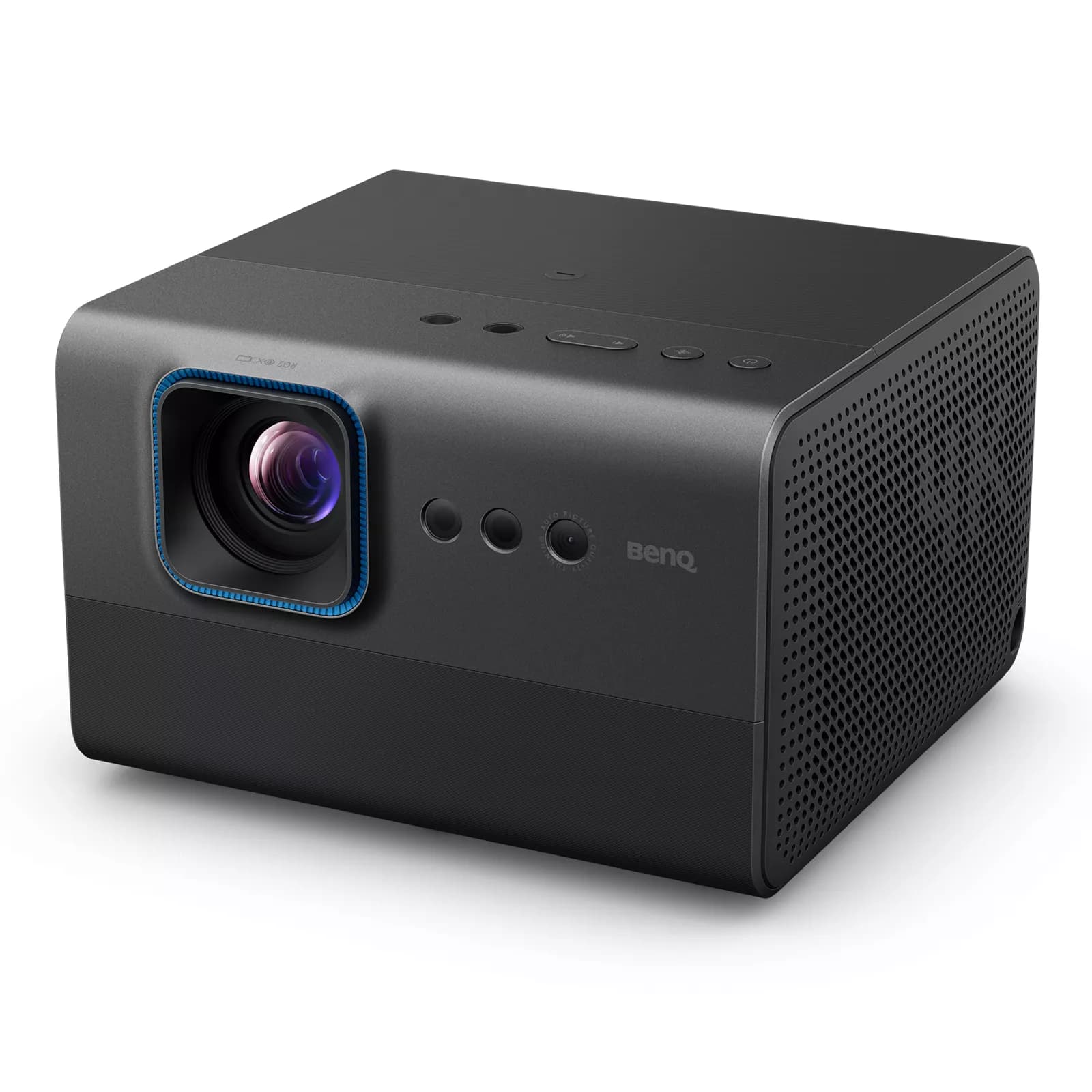 BenQ GP520 4K home projector, three-quarter left view