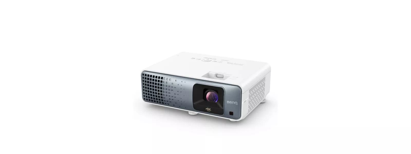 BenQ TK710 4K laser projector, three-quarter side view