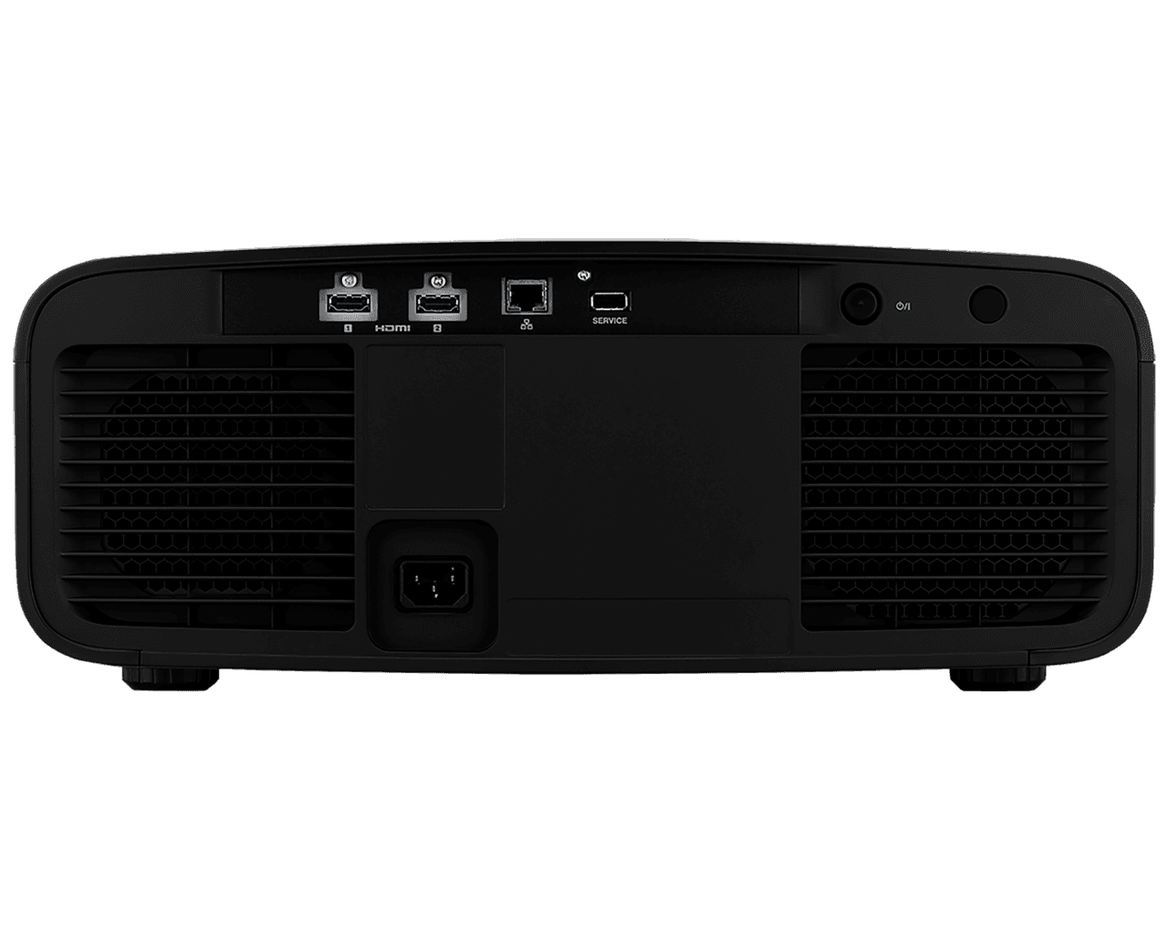 JVC DLA-NZ700 projector, rear connections panel