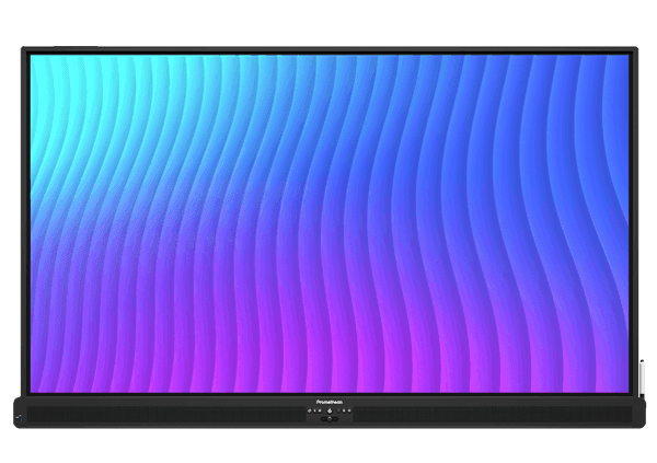 Promethean ActivPanel 10 front view (series image shared across 65/75/86-inch sizes)