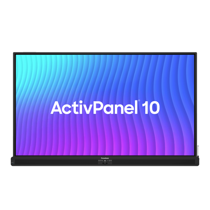 Promethean ActivPanel 10 (AP10-A75-EU-1) interactive display, front view with passive pen