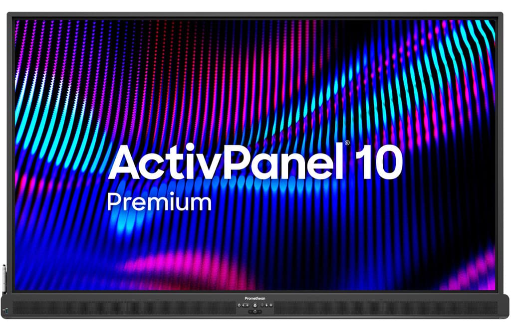 Promethean ActivPanel 10 Premium interactive display, front view (generic ActivPanel 10 Premium family render, screen size not shown)
