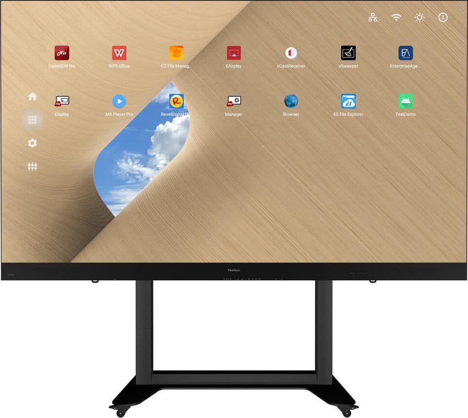 Viewsonic Foldable 135" DVLED display with Android 9 and 1.56mm Pixel Pitch