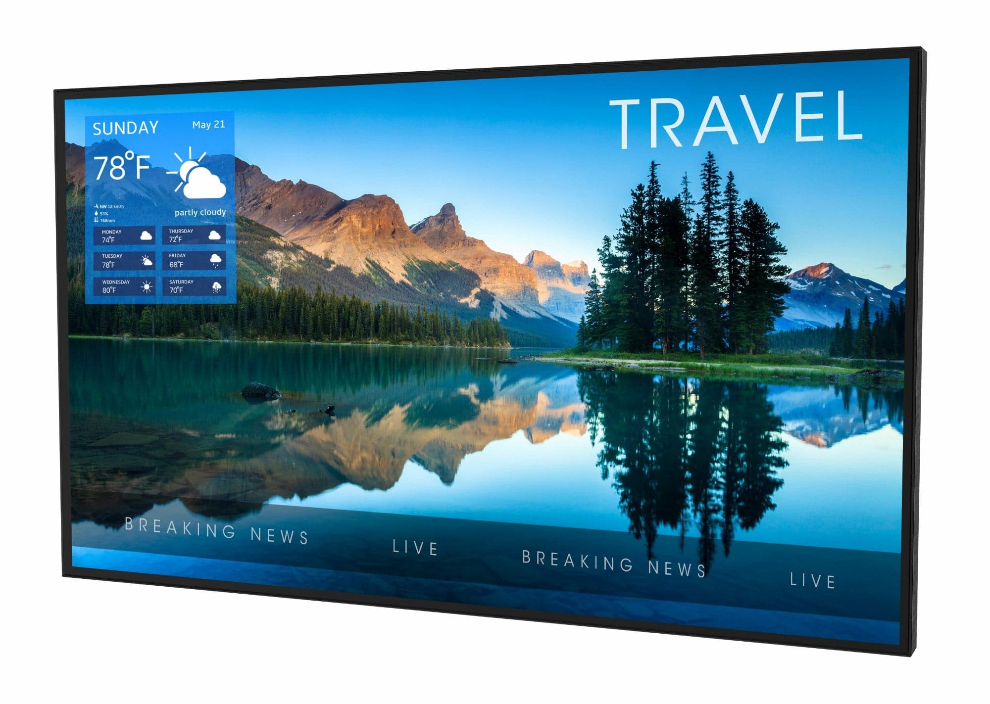 Peerless Xtreme Digital signage flat panel 55" LED