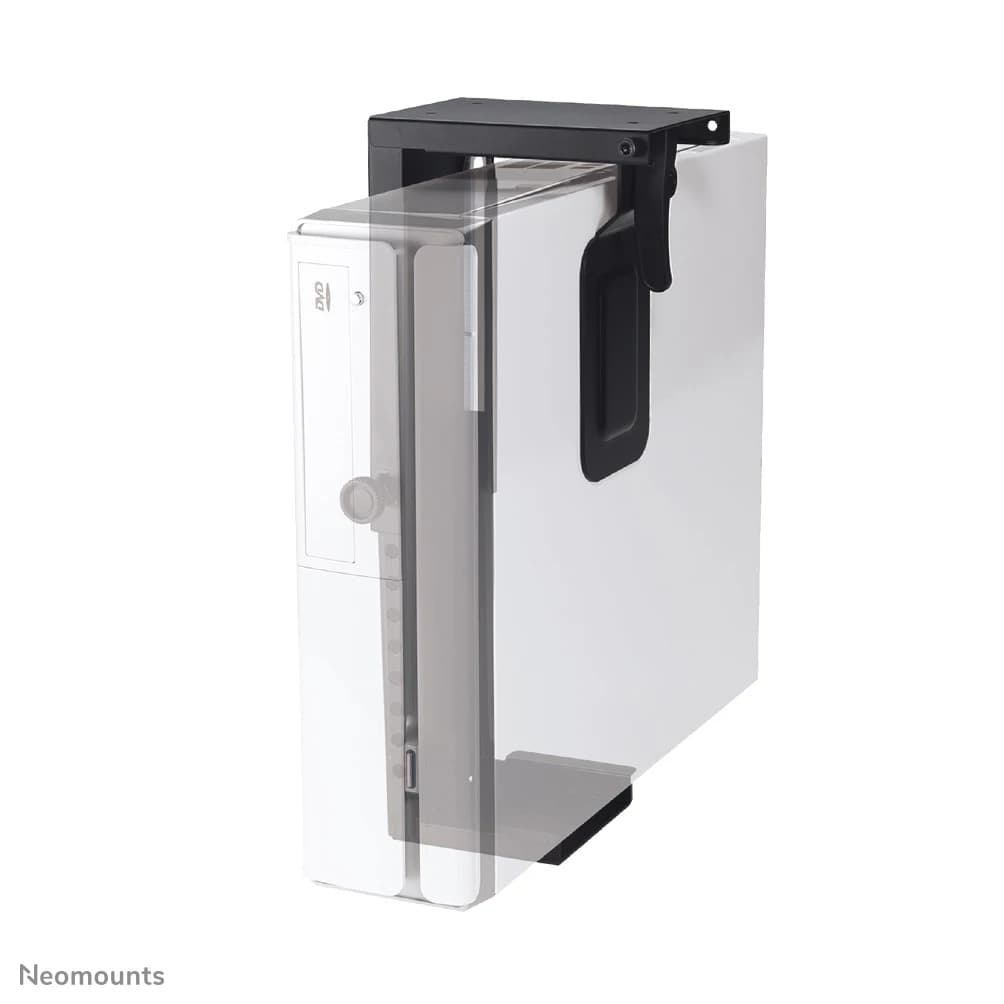 Neomounts CPU-D075BLACK cpu holder - Desk-mounted CPU holder - 10 kg - Black - Metal - Taiwan - 100 mm