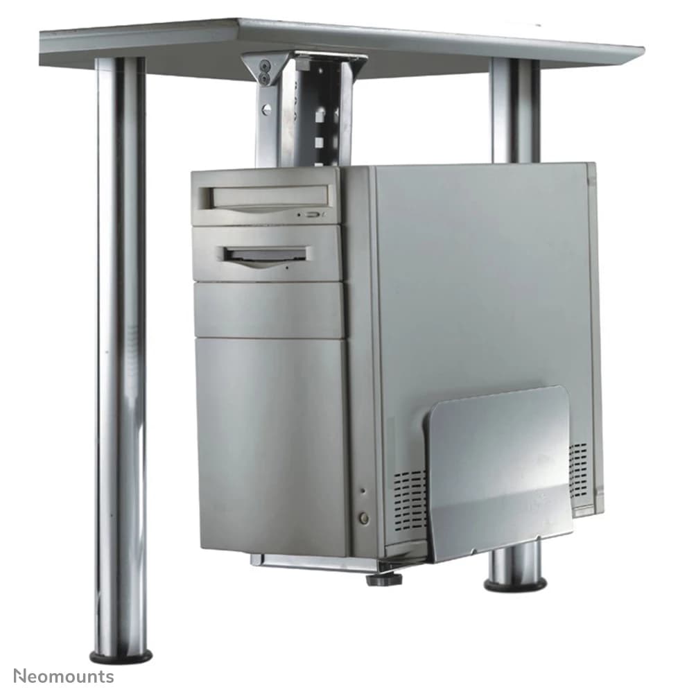 Neomounts CPU-D200SILVER cpu holder - Desk-mounted CPU holder - 30 kg - Silver - Taiwan - 230 mm - 130 - 230 mm