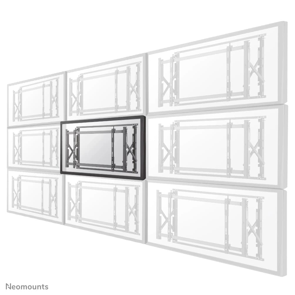 Neomounts LED-VW1750BLACK video wall mount - 35 kg - 81.3 cm (32) - 139.7 cm (55) - 200 x 200 mm - 600 x 400 mm