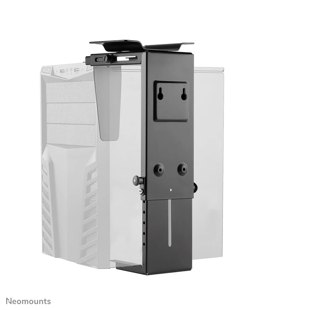 Neomounts NM-CPU100BLACK Select Neomounts cpu holder - Desk-mounted CPU holder - Tower - 10 kg - Black - 360° - 0 - 360°