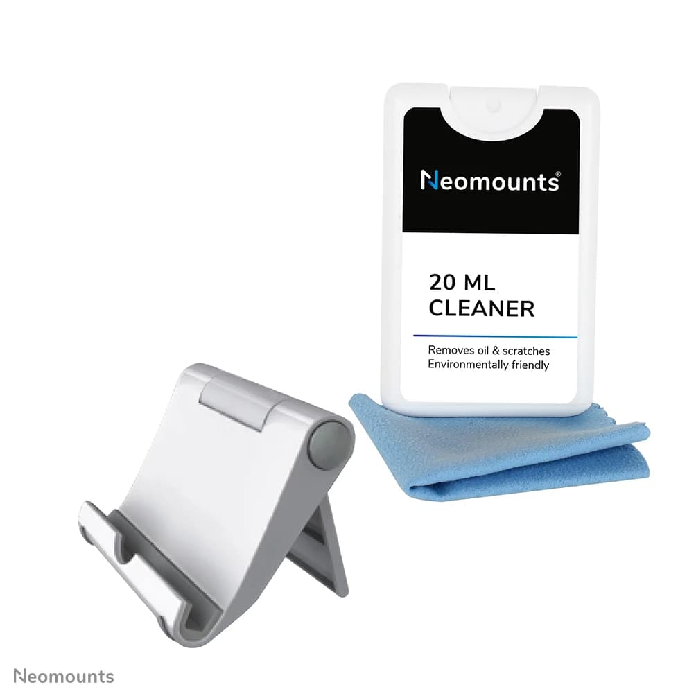 Neomounts NS-MKIT100 tablet stand & cleaning kit - Mobile phone/Smartphone - Tablet/UMPC - White