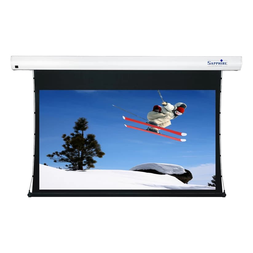 Sapphire 16:9 Ratio - 2.3m Electric Projector Screen - - Tab-Tensioned