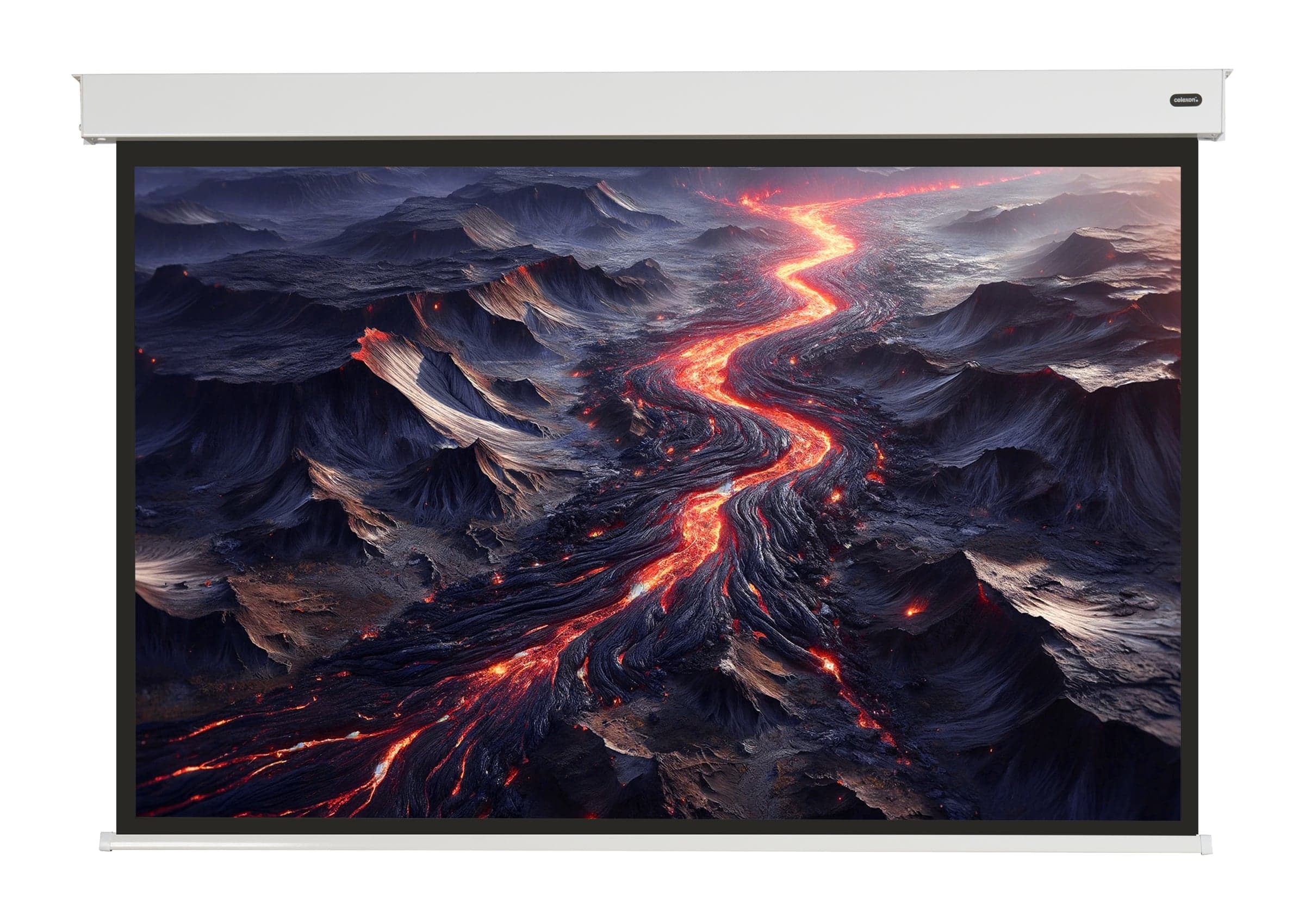 Celexon Electric Professional Plus V2.0 Battery Projector Screen - 4:3 / 180 x 135 cm — manufacturer range image; shown screen may be a different size in this range